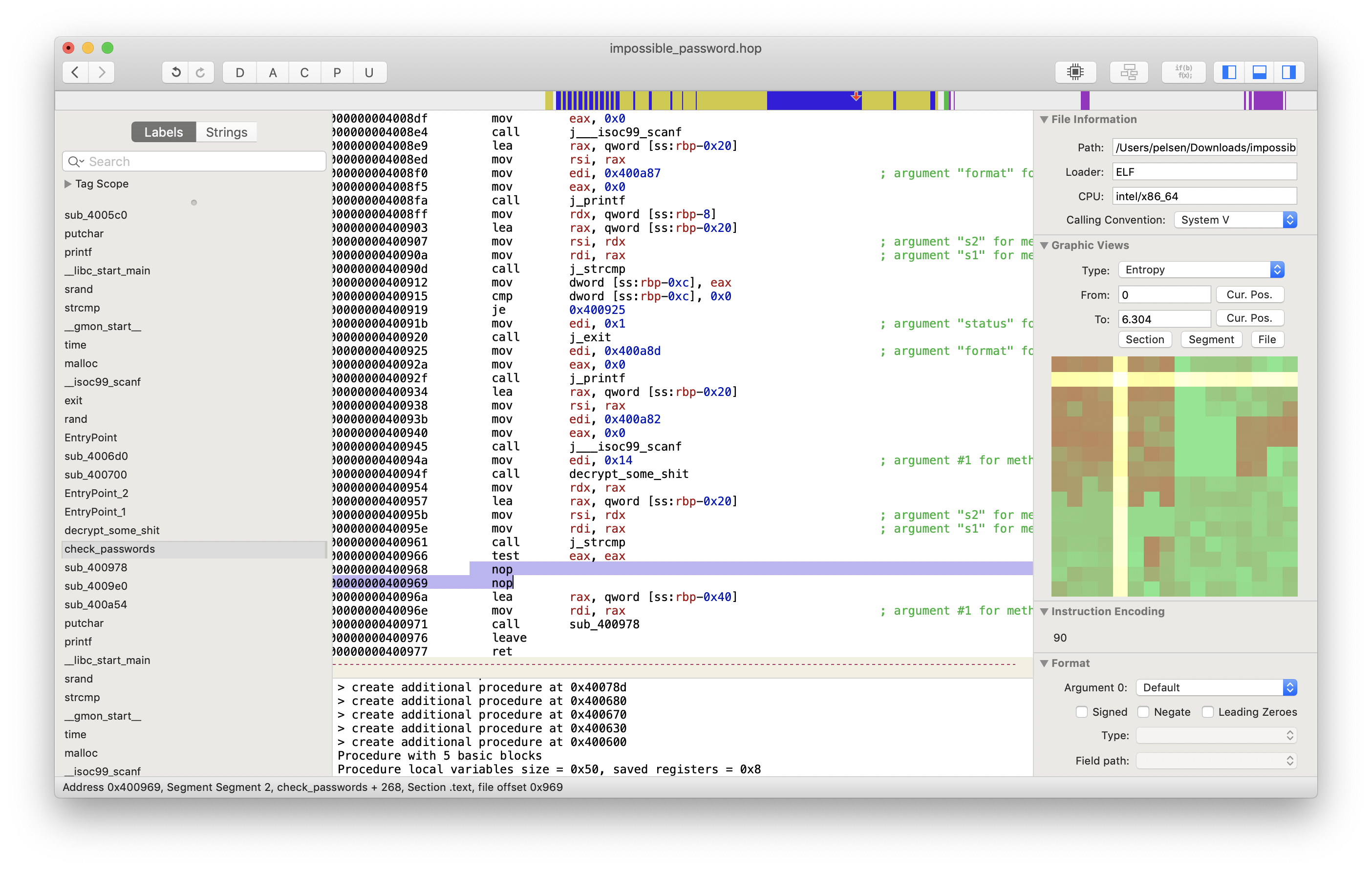 Impossible password nop